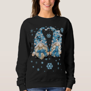 Unique Winter Gnomes With Snowman Snowball Decor S Sweatshirt