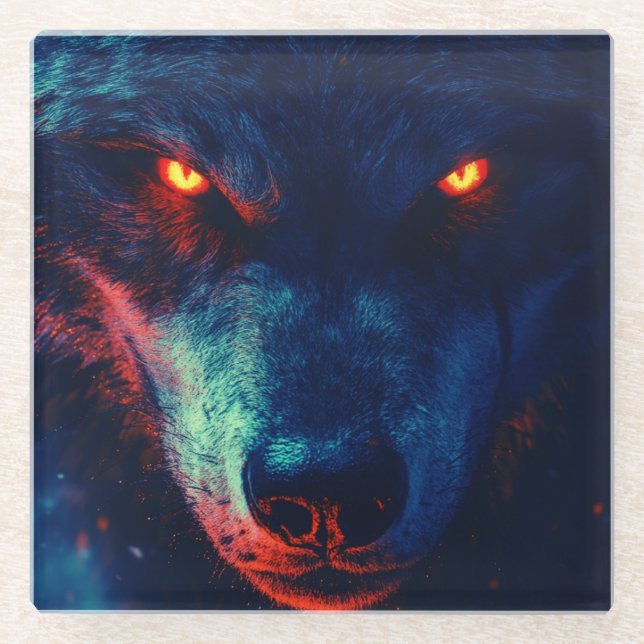 Unique Wolf Coaster (Front)