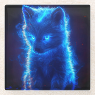 Unique Wolf Pup Coaster