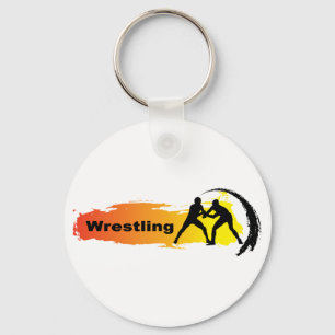 Unique Wrestling Emblem Key Ring
