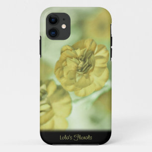 Unique Yellow Flowers Personalised iPhone 5 Case