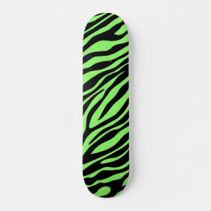 Unique Zebra Print Design Skateboard