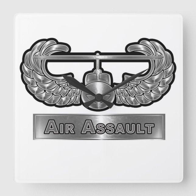 Uniquely Designed 101st Airborne Division Gift Square Wall Clock (Front)