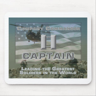 Uniquely Designed Commemorative Company Commander Mouse Pad