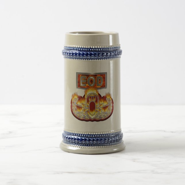 Uniquely Designed Commemorative EOD Beer Stein (Center)