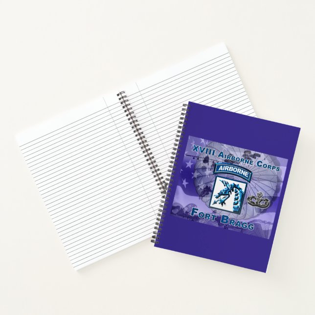 Uniquely Designed XVIII Airborne Corps Gift Notebo Notebook (Inside)