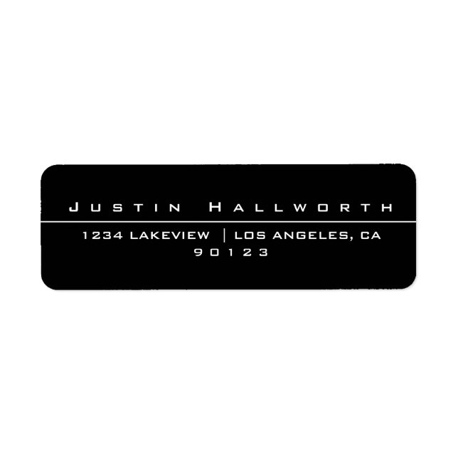 Uniquely Styled Black & White (Front)