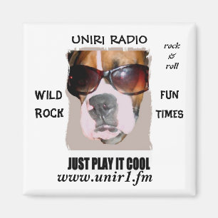 UNIR1 RADIO MAGNET WITH BOXER HEAD