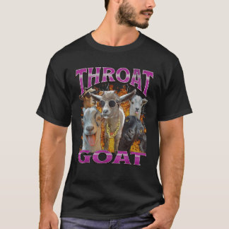 Unisex Adults Throat Goat Funny Offensive Adult Hu T-Shirt