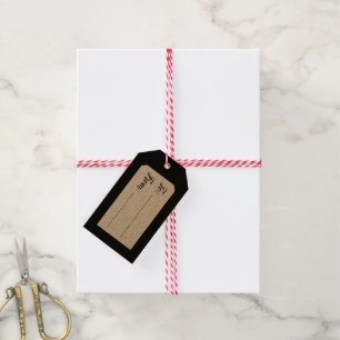Unisex Any Occasion Customisable Kraft Gift Tags