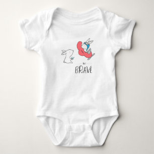 Unisex "Be Brave" Baby Bodysuit: 0-24 M Bodysuit