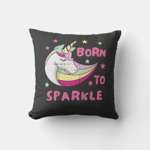 Unisex Born to Sparkle Cushion