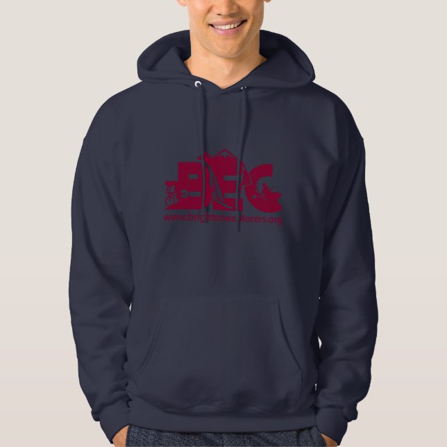 Unisex Cotton Fitted Hoody - HEATHER (Front)
