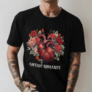 Unisex Halloween "Gothic Romance" Gothic Heart T-Shirt