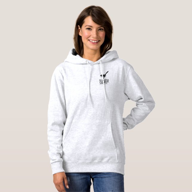 Unisex Hooded Sweatshirt with Vintage Logo (Front Full)