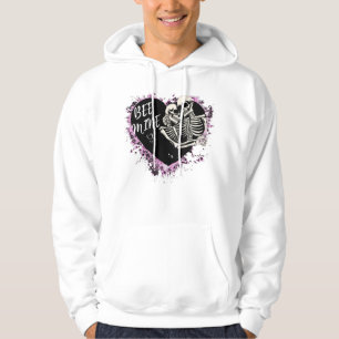 Unisex hoodie with a charming couple design