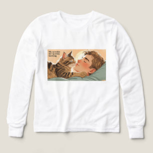 Unisex Long Sleeve Tee-Funny Cat Lover Shirt