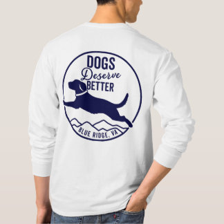 Unisex Long Sleeve Tshirt - Navy Logo