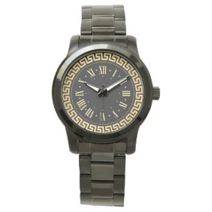 Unisex Monogram Luxury Stylish Black Bracelets Watch