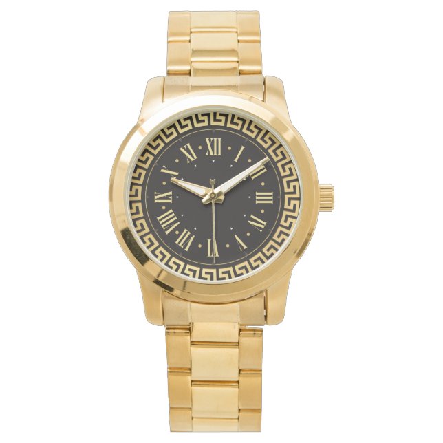  Unisex  Monogram Luxury Stylish  Watch (Front)
