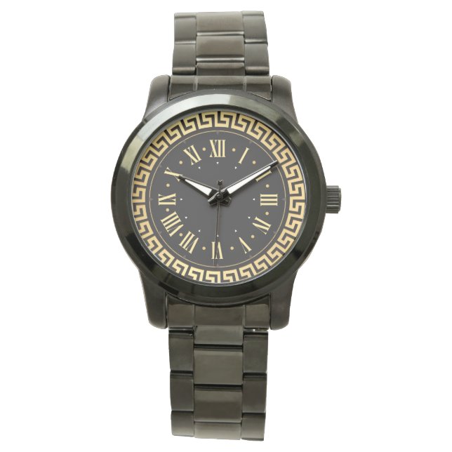  Unisex  Monogram Luxury Stylish  Watch (Front)