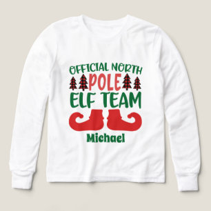 Unisex Official North Pole Elf Team add name
