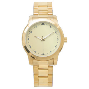 Unisex Oversized Gold Bracelet Watch