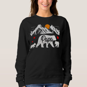 Unisex Papa Bear Presents For Men Women Youth Fath Sweatshirt