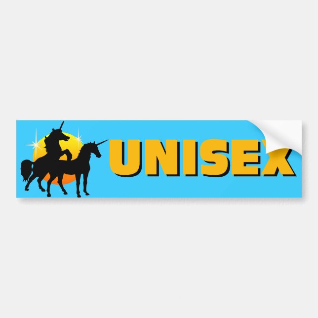 UNISEX -.png Bumper Sticker (Front)