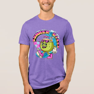 Unisex Summer Vibes Coconut Graphic T-Shirt Tri-Blend Shirt