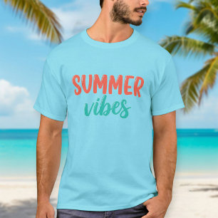 Unisex Summer Vibes T-shirt - Gift for Beach Lover
