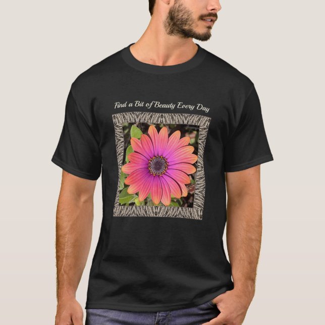 Unisex T-shirt with Brilliant Gazania (Front)