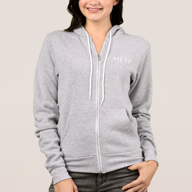 Unisex Zip-Up Hoodie (Front)