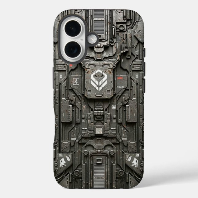 UNIT-77 #018: Signal Parallax Gate Case-Mate iPhone Case (Back)