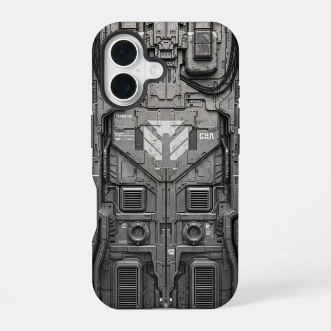 UNIT-77 #019: Chaos Vortex iPhone 16 Case (Back)