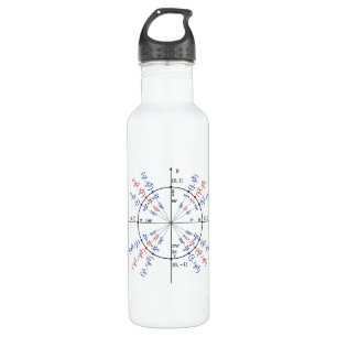 Unit circle math formulas physics 710 ml water bottle