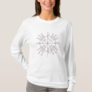 Unit circle math formulas physics T-Shirt