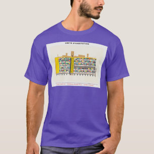 Unit dHabitation Modern Illustration of Le Corbusi T-Shirt