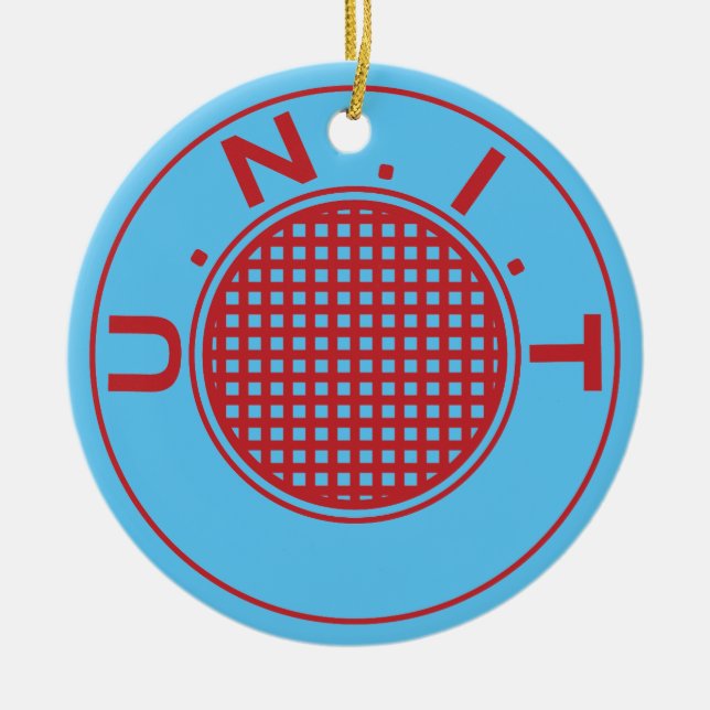 UNIT Ornament blue (Front)