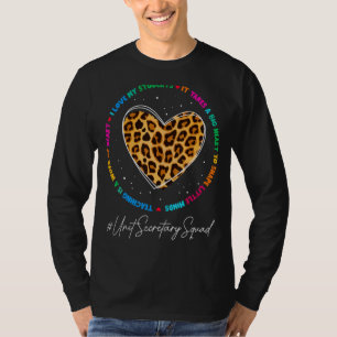 Unit Secretary Squad Admin Appreciation Week Back T-Shirt