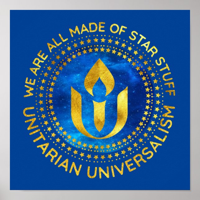 Unitarian Universalism chalice Poster (Front)
