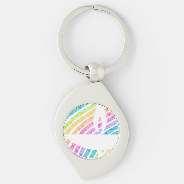 Unitarian Universalism rainbow  Key Ring (Front)