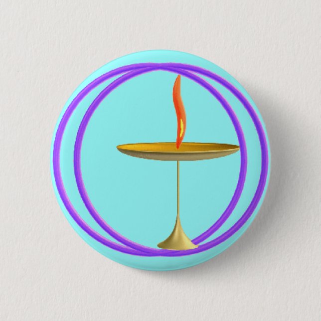 Unitarian Universalist 6 Cm Round Badge (Front)
