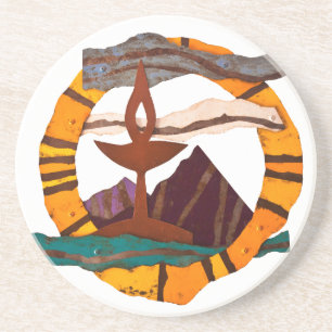 Unitarian Universalist Chalice coasters