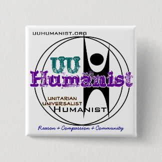 Unitarian Universalist (UU) Humanist 15 Cm Square Badge