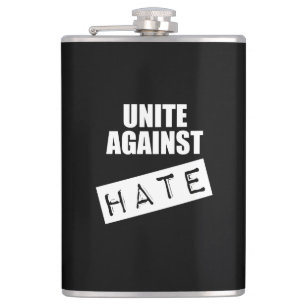 Unite Against Hate Hip Flask