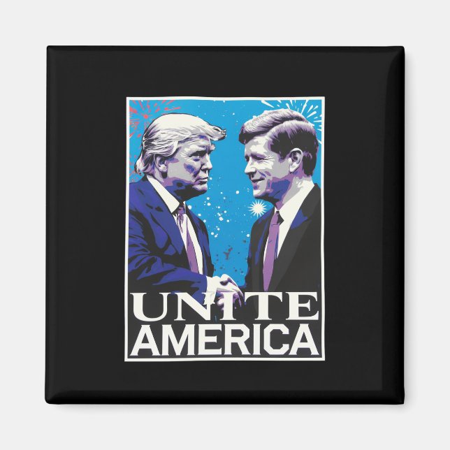 Unite America Iconic Trump  Magnet (Front)