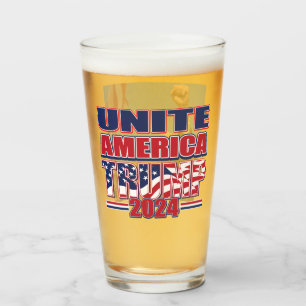 Unite America Trump 2024 Glass