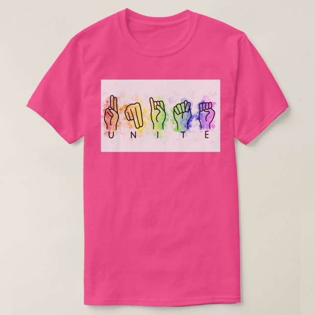 unite ASL T-Shirt (Design Front)