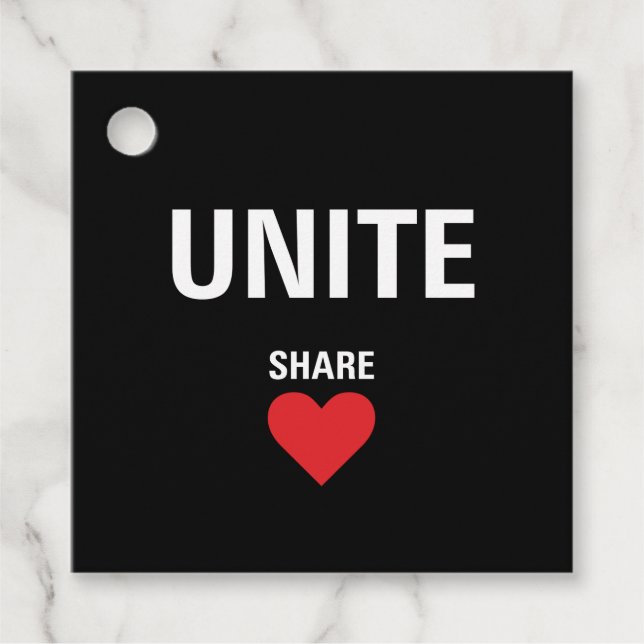 Unite Democracy Political Favour Tags (Front)
